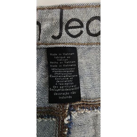 Calvin Klein Ankle Blue Denim Jeans Size 8 - Picture 7 of 7